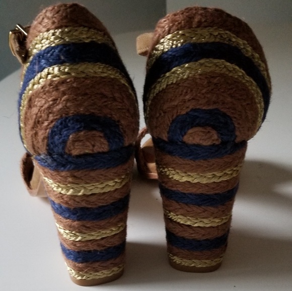 Anthropologie Lien.Do Gliding Stripe Heels - Picture 6 of 7